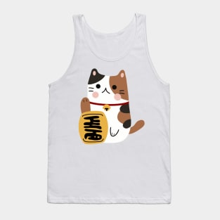 lucky cat Tank Top